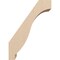 Ekena Millwork 5-inch W x 10-inch D x 14-inch H Baker Rough Cedar Woodgrain TimberThane Knee Brace, Primed BRCUR05X10X14BKRRCPR - alternate 5